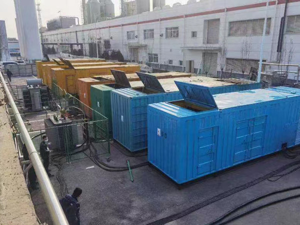 中卫柴油发电机出租案例展示